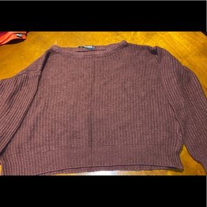 Burgundy sweater